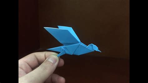 How To Make A Paper Flying Bird Easy Step By Step Youtube