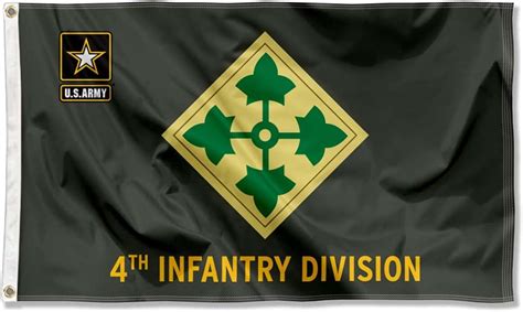 College Flags And Banners Co Us Army 4th Infantry Division