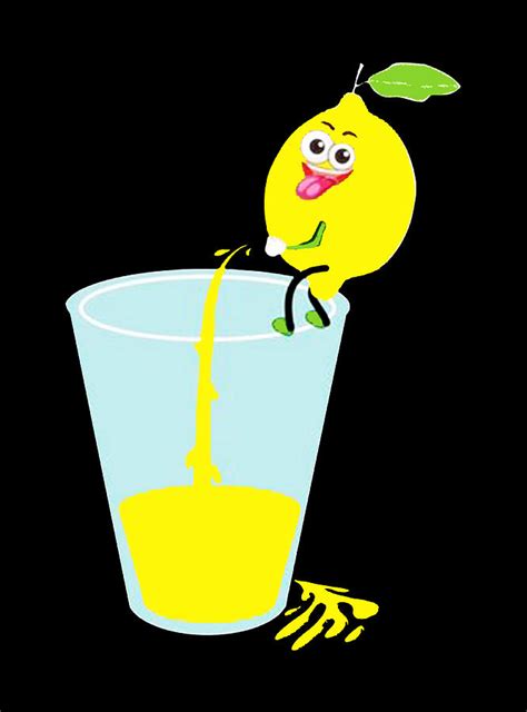 Funny Lemon Pees Digital Art By Adabella M Gamboa Fine Art America