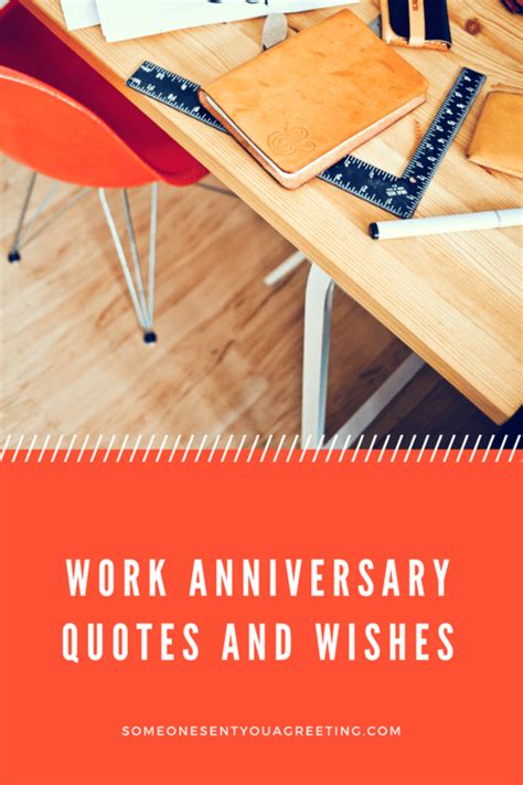 Happy Work Anniversary Work Anniversary Quotes Work A