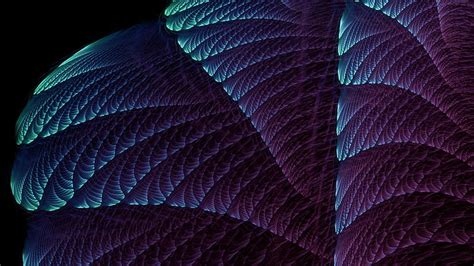 Purple Fractal Leave Abstraction Trippy Hd Wallpaper Peakpx
