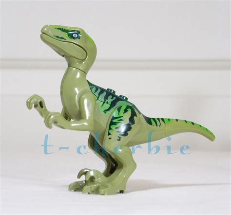3 Set Blue Charlie Echo Raptor Dinosaur Minifigure Jurassic World Best Quality Figures