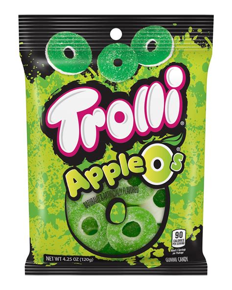 Trolli Apple Os Green Apple Sour Flavor Candy 425 Oz