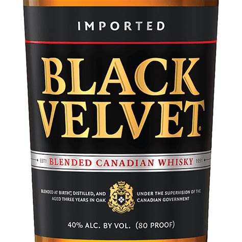 Black Velvet Canadian Whisky 375 Ml Shop Wagners Iga