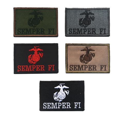 Embroidered Us Marine Corps Ega Semper Fi Patch Usmc Army