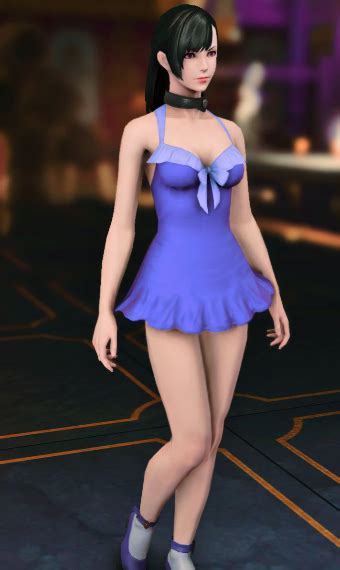 Final Fantasy Vii Tifa Blue Dress Eorzea Collection