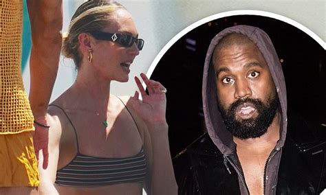 Candice Swanepoel Shows Off Toned Physique On The Beach In Miami Amid Kanye West Romance