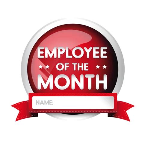 Employee Of The Month Label ⬇ Vector Image By © Grounder Vector Stock