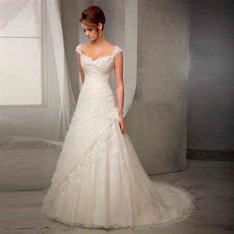 Buy Elegant Lace Wedding Dresses V Neck