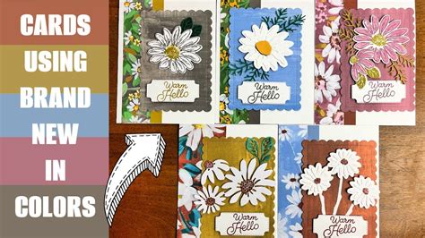All About The Brand New In Color Collection From Stampin Up