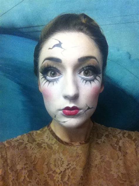 Halloween Makeup Tryouts This One Is A Cracked Porcelain Doll A