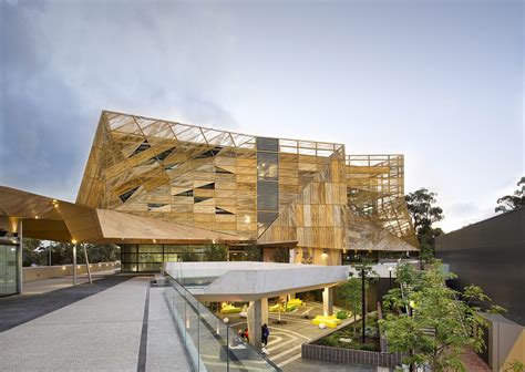 Ngoolark Student Services Building In Perth Is Wrapped In A Shimmering