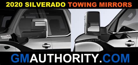 Here Are The Optional 2020 Silverado 1500 Towing Mirrors Gm Authority