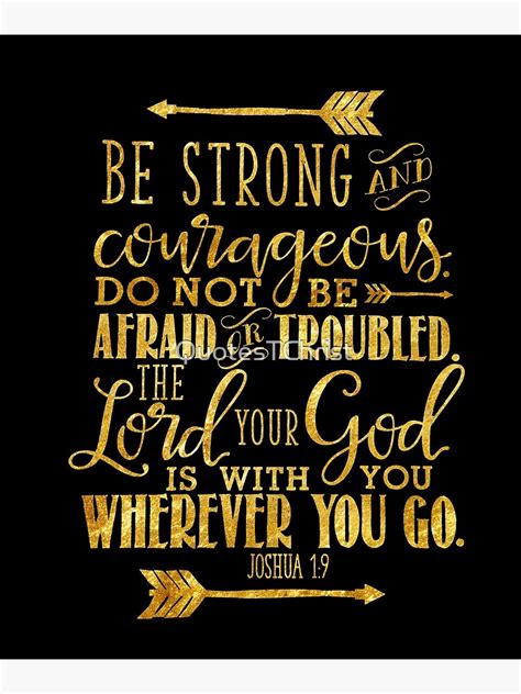 Joshua 19 Gold Bible Verse Framed Art Print For Sale By