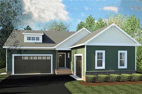 3 Bedroom Traditional Ranch Home Plan With 3 Car Garage 83601crw