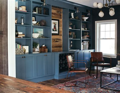 Before And After Moody Home Library Reveal Bloom In The Black Home