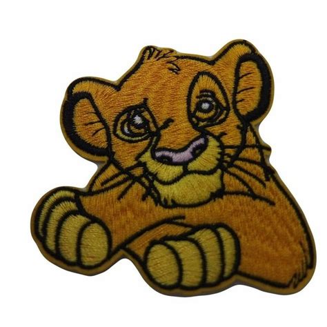 The Lion King Simba Embroidered Patch In 2020 Lion King Movie Disney