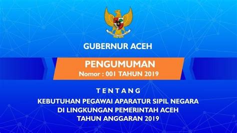 Bnn ungkap sindikat narkoba internasional di sumsel dan aceh 28 jan 2021. Pemerintah Aceh Buka Penerimaan CPNS 2019, Ini Pengumumannya - Serambi Indonesia