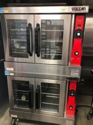 Used Vulcan Vc Gd Gas Double Stack Full Size Convection Oven Racks