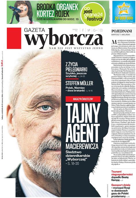 Gazeta Wyborcza Nagrodzona W Dwóch Kategoriach European Newspaper Award