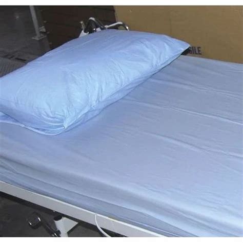 Blue Non Woven Disposable Bed Spread Normal Biosafe Id 11599994733
