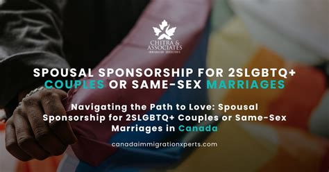spousal sponsorship for 2slgbtq couples or same sex marriages in canada