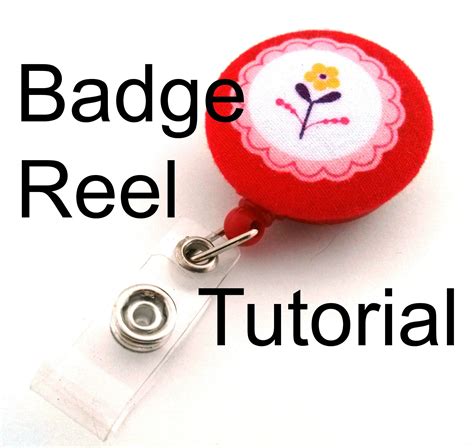 Diy Retractable Id Badge Reel Tutorial Badges Diy Badge Reel Badge