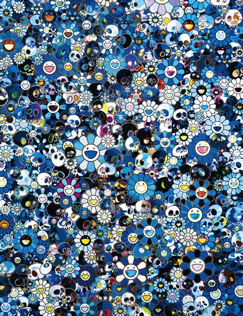 Takashi Murakamis Spirited Flowers And Skulls Exhibit Opens