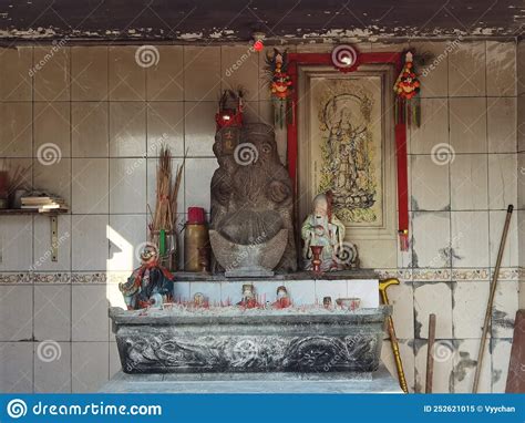 Macao China Coloane Tudigong Guan Yin Street Earth God Tudi Altar