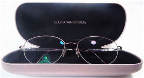 gloria vanderbilt theta 17 118 women s eyeglasses rose 53 16 140 w case theta17