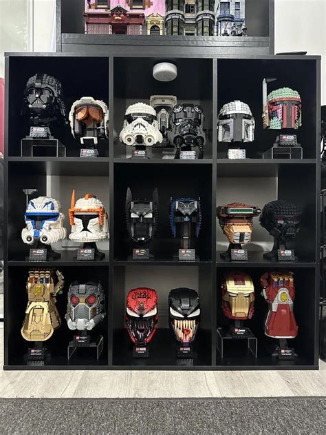 here s what a complete lego helmet collection looks like