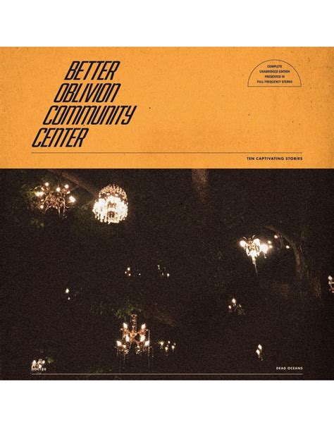 5 character changes during the tutorial. Better Oblivion Community Center - S/T (Vinyl) - Pop Music ...