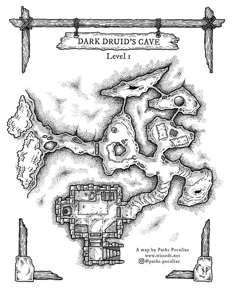 Goblin Cave Dnd Map Dr Mapzo Free Battle Maps For Dungeons Dragons