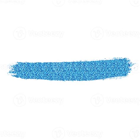 Blue Glitter Brush Stroke 9591178 Png