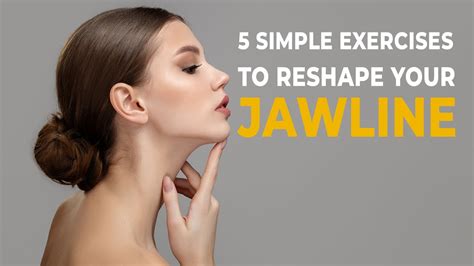 Simple Exercise To Reshape Your Jawline Without Surgery Youtube