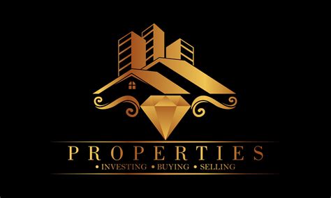 Luxury Real Estate Logo Design Creative Idea Logos Designs Vector My