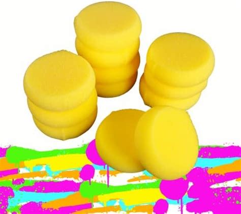 Beyonday 12pcs Painting Sponge Foams 3x12 Inch Watercolor Synthetic
