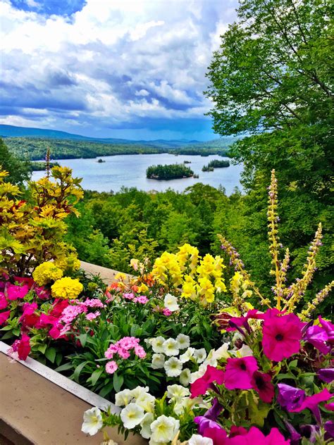 A Gorgeous View Of The Blue Mountain Lake At The Adirondack Museum In