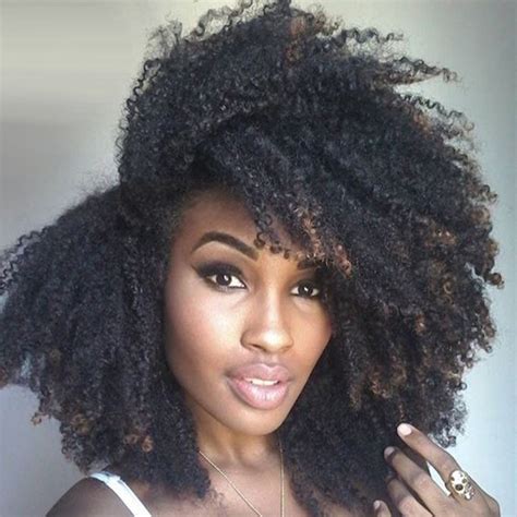 Mongolian Afro Kinky Curly Clip In Human Hair Extensions 7pcsset