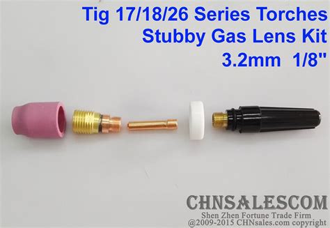Pcs Tig Welding Torch Stubby Gas Lens Kit For Tig Wp Series