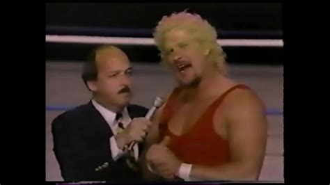 Dr D David Schultz On His Match Against Hulk Hogan Wwf Championship