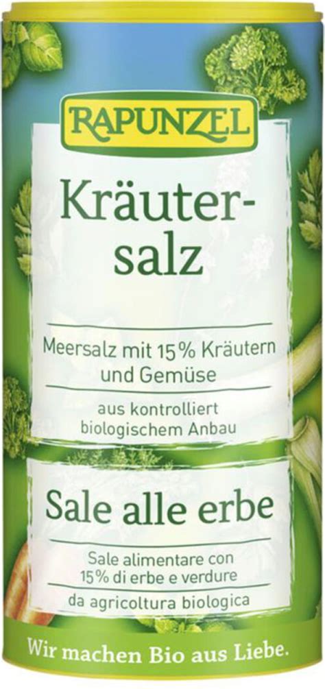 Rapunzel Bio Kräutersalz Dose 125 g Piccantino Onlineshop Österreich