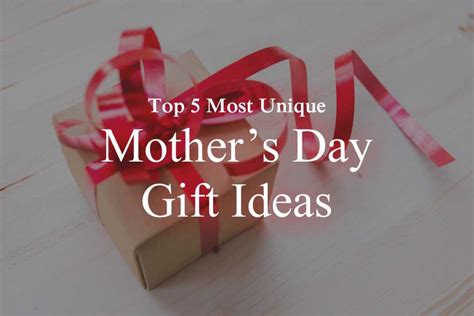 Diy ideas and products you can buy for mom only. 5 Most Unique Mother's Day Gift Ideas, Presents for 2018 ...