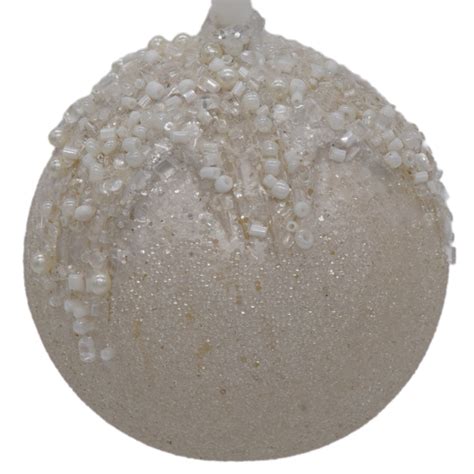 Get Beaded Pearl Christmas Ornament In Mi At English Gardens Nurseries