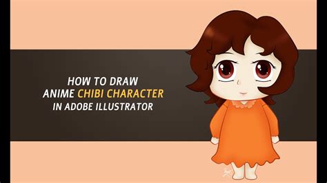 How To Draw Cute Anime Chibi Style In Adobe Illustrator Youtube