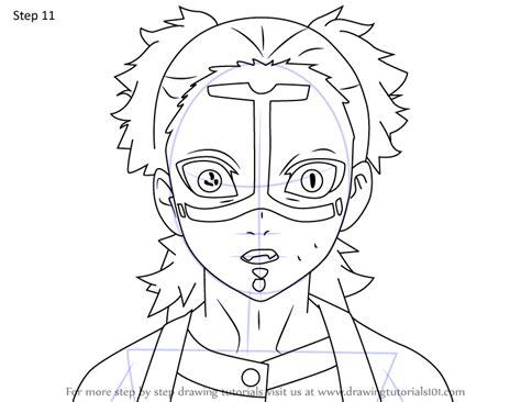 Learn How To Draw Kamanue From Demon Slayer Demon Slayer Step By Step