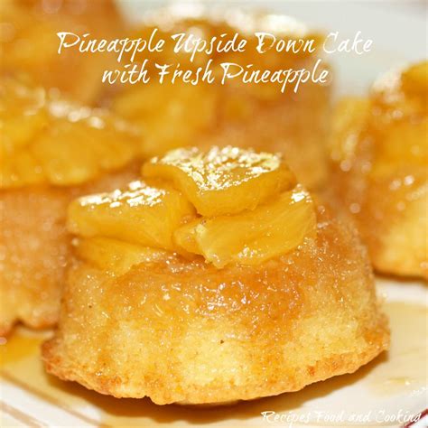 Pineapple Upside Down Cake with Fresh Pineapple | Recipe | Pineapple upside down cake, Pineapple ...