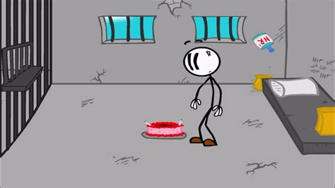 Henry Stickmin Escaping The Prison Donut Want Achievement Youtube
