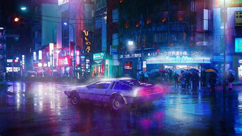 Cyberpunk Car Night City 8k 149 Wallpaper Pc Desktop