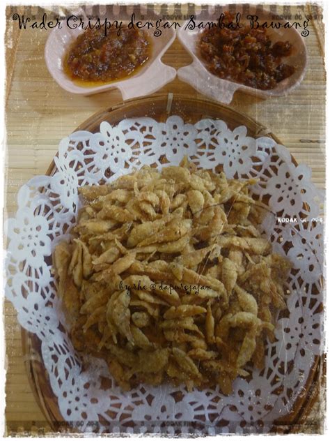 Resep membuat ikan wader goreng kriuk. .: DAPUR'E JAJAN :.: Wader Crispy dengan 2 Macam Sambal ...